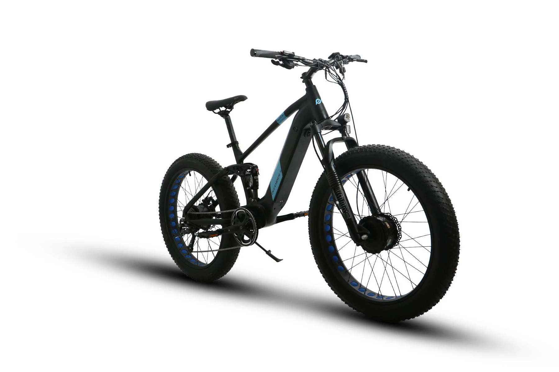 2 x EUNORAU DEFENDER-S 48V/14Ah 1500W AWD Electric Mountain Bike