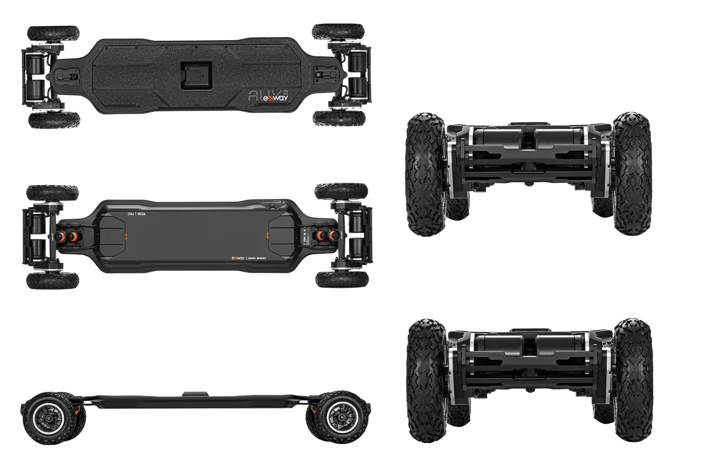 Exway Atlas Pro Gear V2 Electric Skateboard