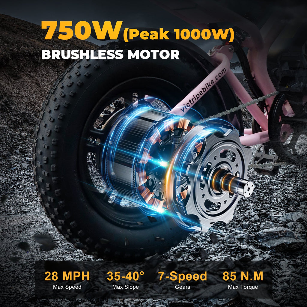 VICTRIP ®R6 Off Road Electric Bike For Teens
