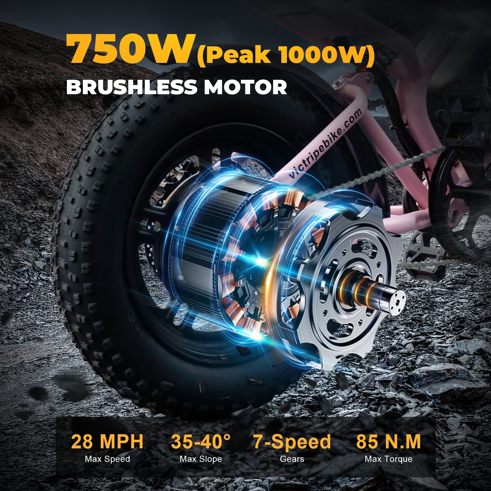 VICTRIP ®R6 Off Road Electric Bike For Teens