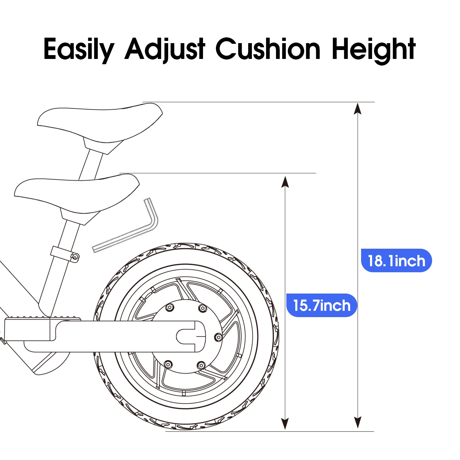 Hiboy BK1 25.2V/2Ah 100W Electric Balance Bike
