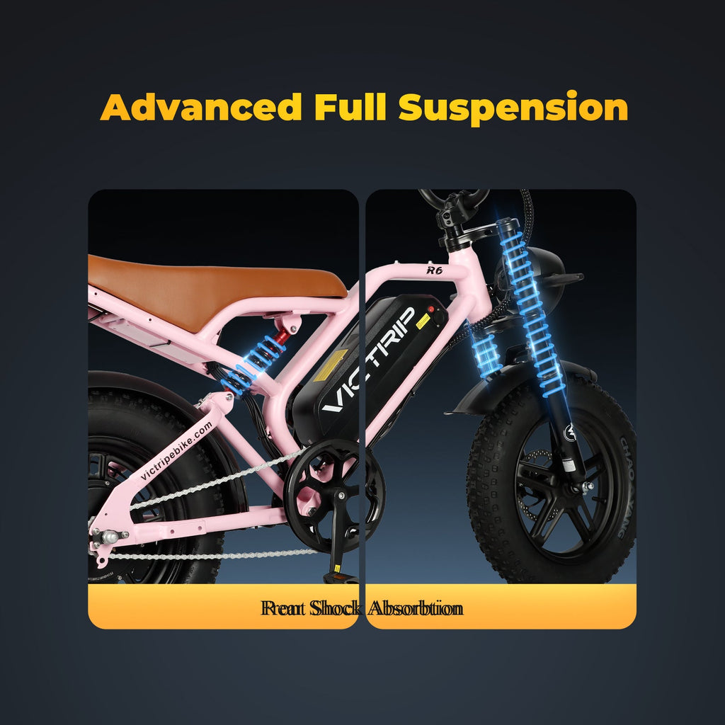VICTRIP ®R6 Off Road Electric Bike For Teens