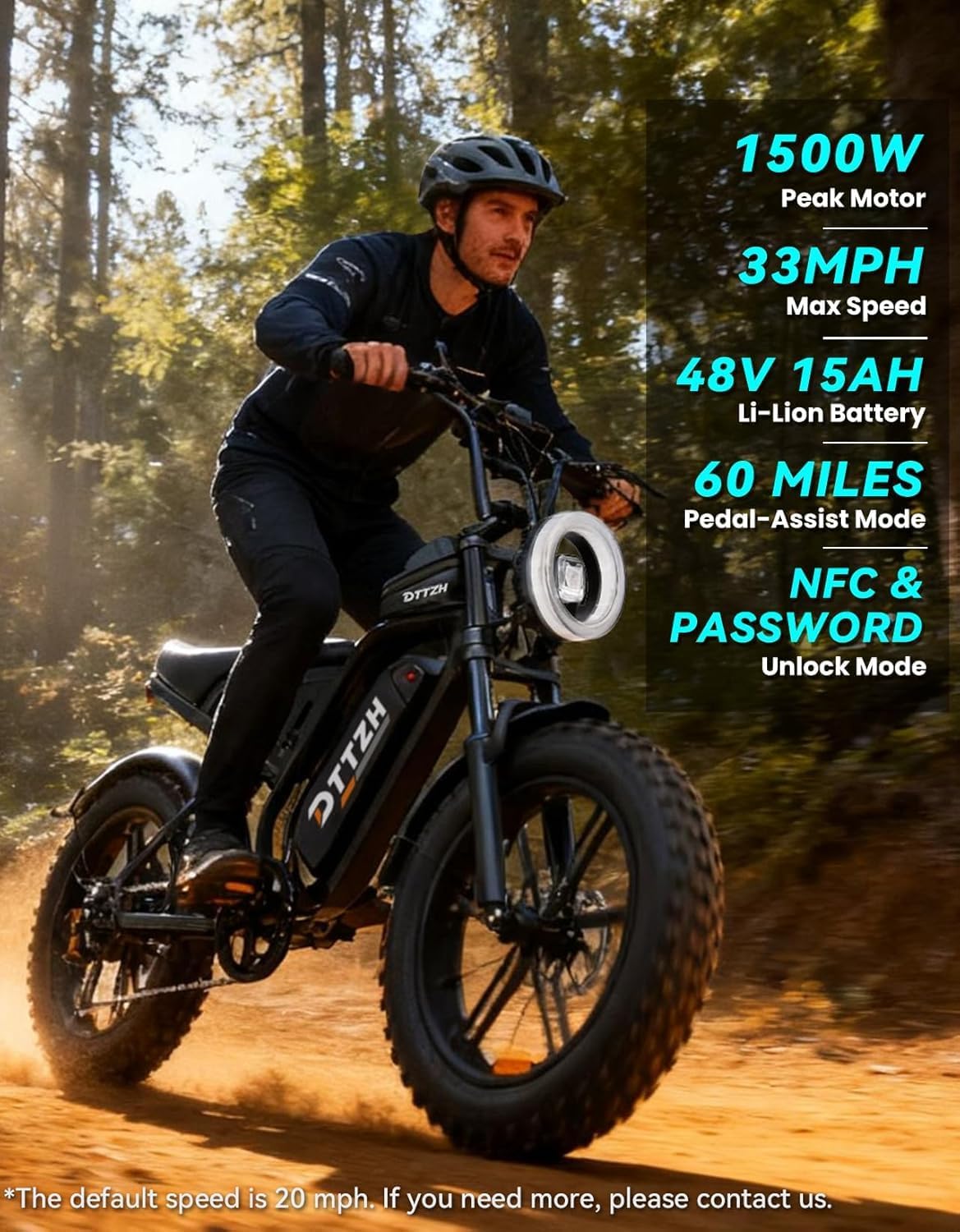 Sparkwheels Electric Bike for Adults with NFC & Password Unlock
