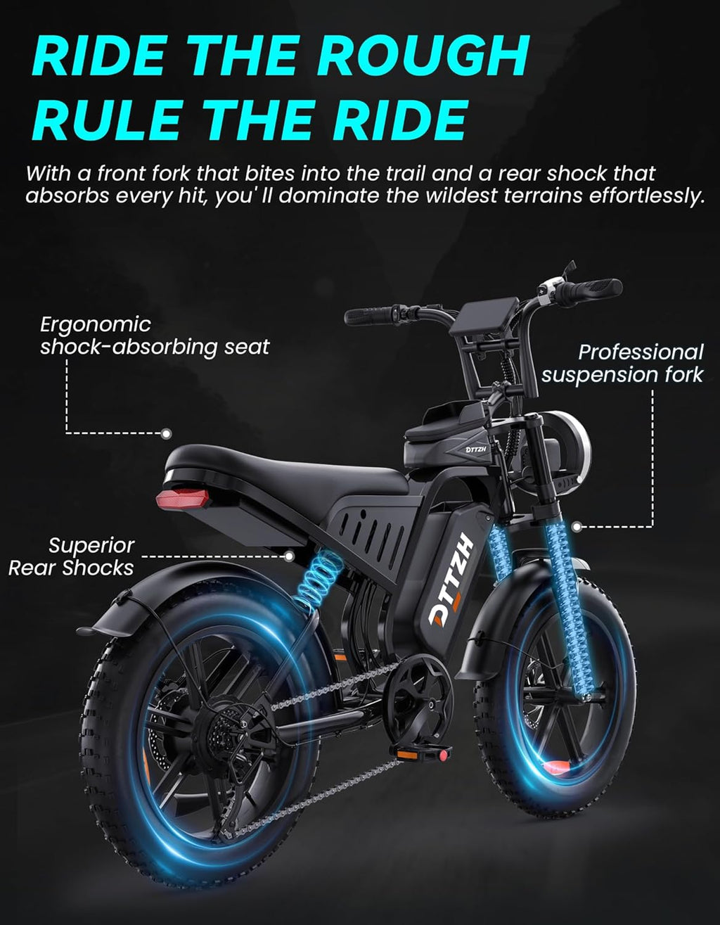 Sparkwheels Electric Bike for Adults with NFC & Password Unlock