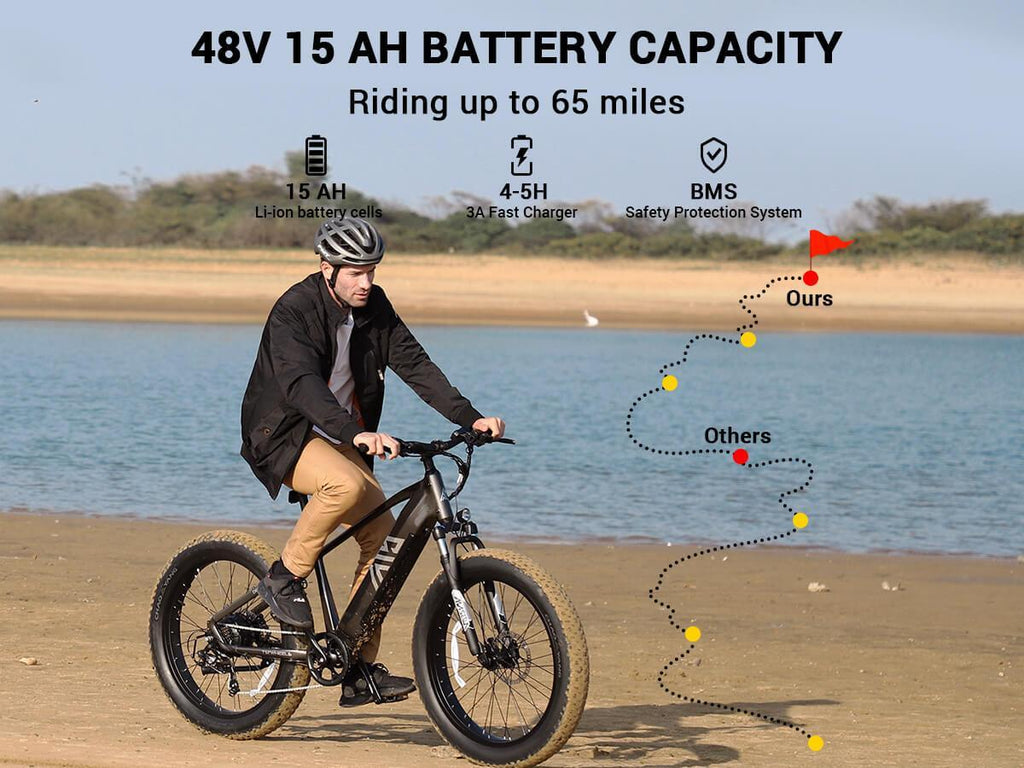 TST® Combo Sale Defender 26" Fat Tire Ebike For Adult
