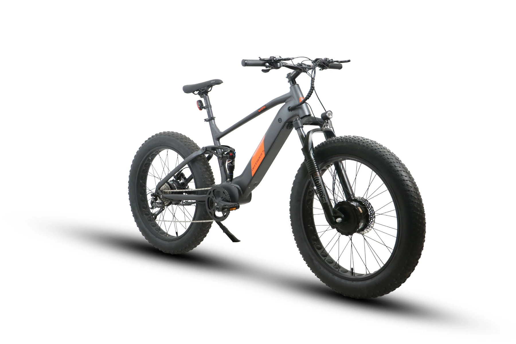 2 x EUNORAU DEFENDER-S 48V/14Ah 1500W AWD Electric Mountain Bike