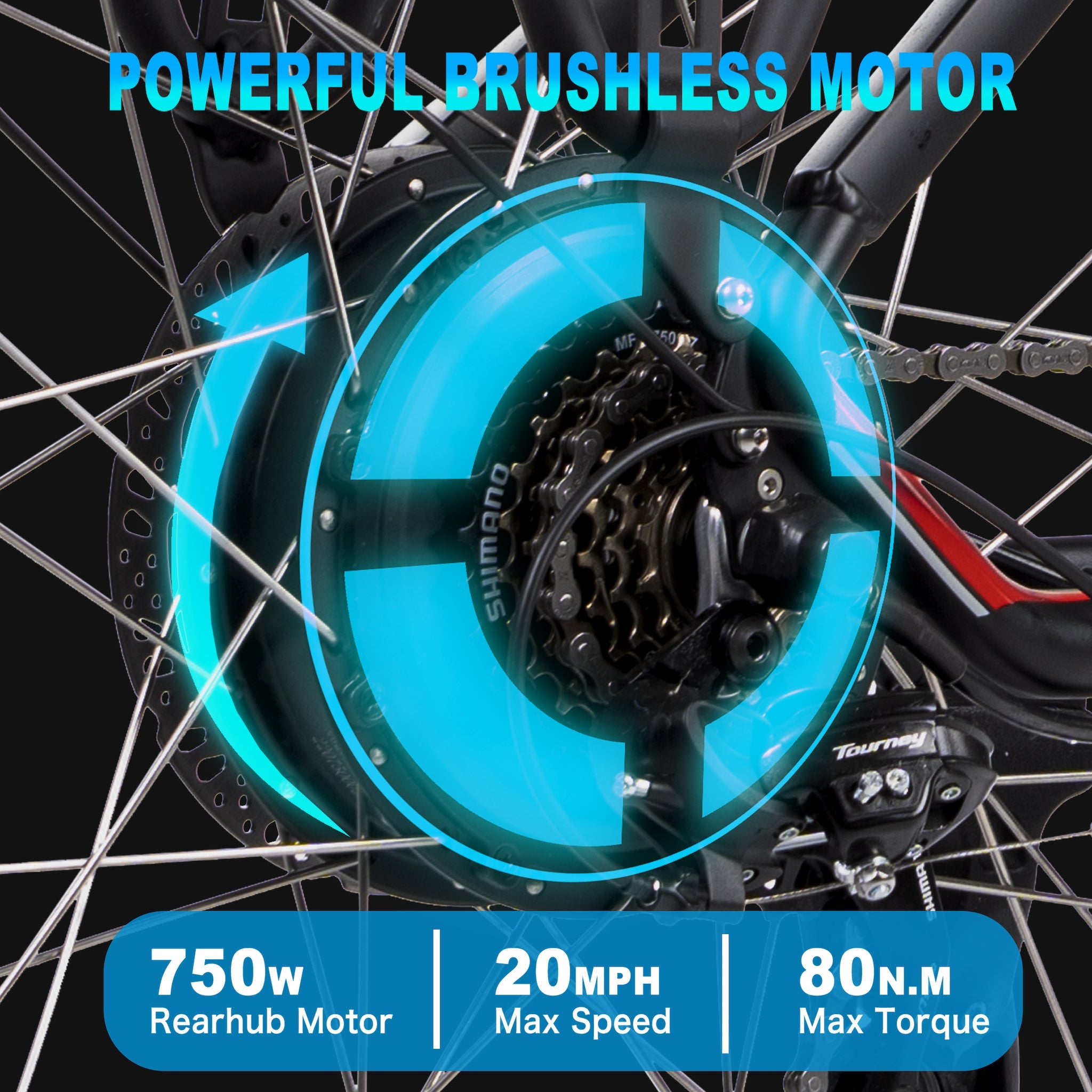 DWMEIGI Helios 48V/13Ah 750W Electric Bike