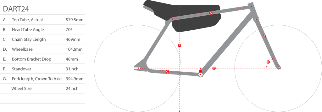 PREORDER - Crew Bike Co. Dart24 Electric Bike