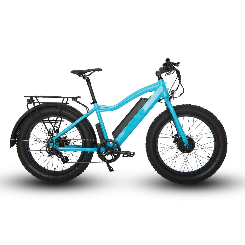 EUNORAU FAT-AWD 48V 15.6Ah/25Ah 600W All Wheel Drive Fat Tire Electric Bike