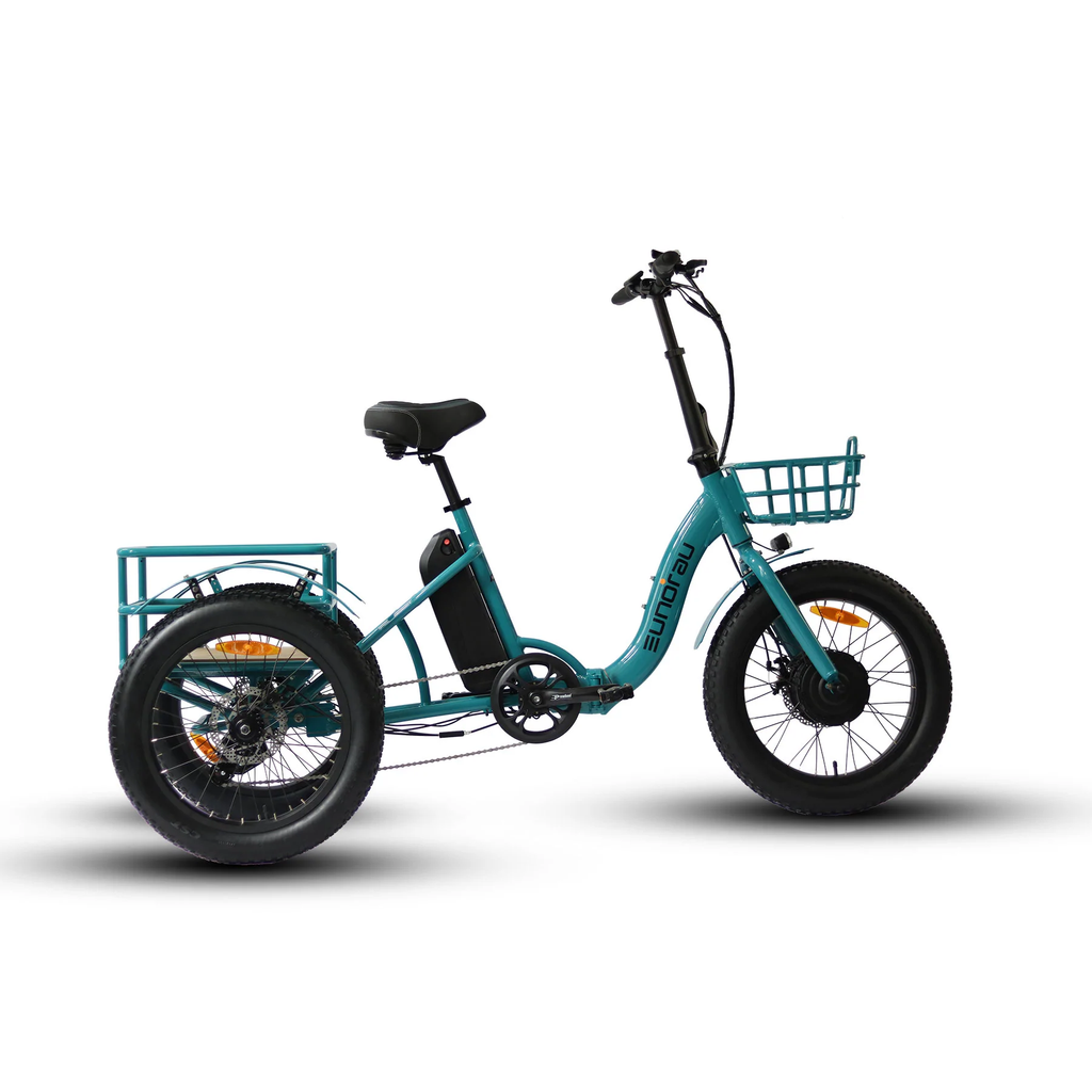 EUNORAU NEW-TRIKE 48V/12.5Ah 500W Step-Thru Folding Electric Trike