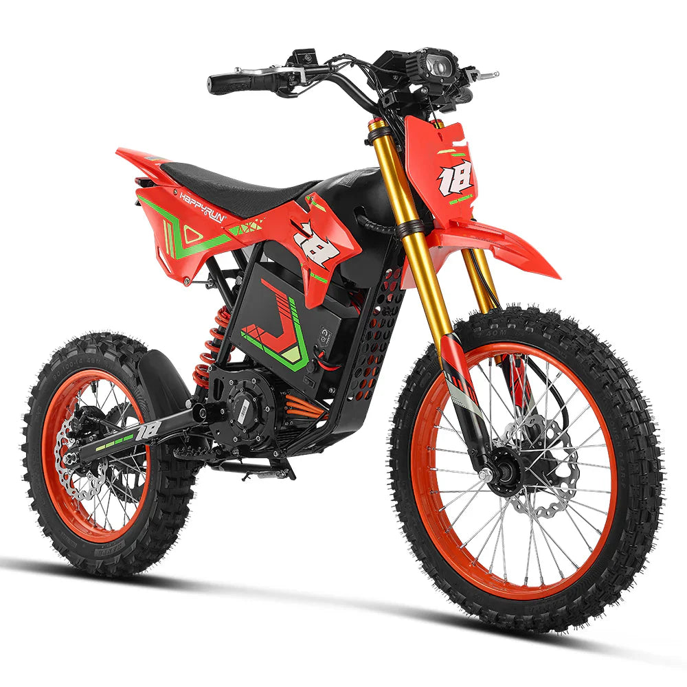 HappyRun F18 60V/30Ah 6000W Off-Road Electric Mini Dirt Bike