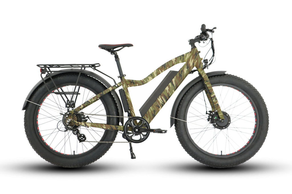 EUNORAU FAT-AWD 48V 15.6Ah/25Ah 600W All Wheel Drive Fat Tire Electric Bike