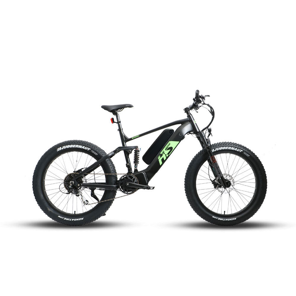2 x EUNORAU FAT-HS 48V/14Ah 1000W Fat Tire Electric Mountain Bike
