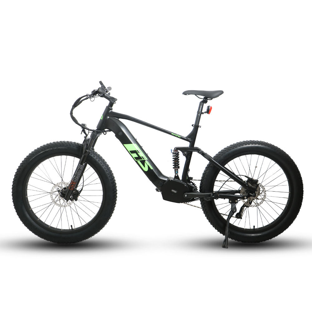 2 x EUNORAU FAT-HS 48V/14Ah 1000W Fat Tire Electric Mountain Bike