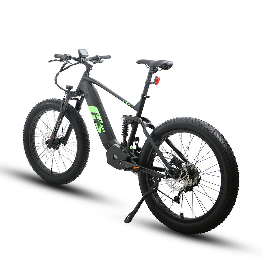 2 x EUNORAU FAT-HS 48V/14Ah 1000W Fat Tire Electric Mountain Bike
