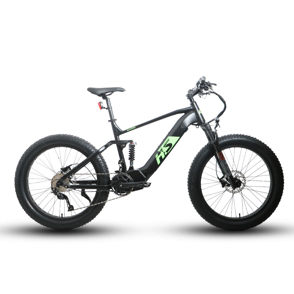 2 x EUNORAU FAT-HS 48V/14Ah 1000W Fat Tire Electric Mountain Bike