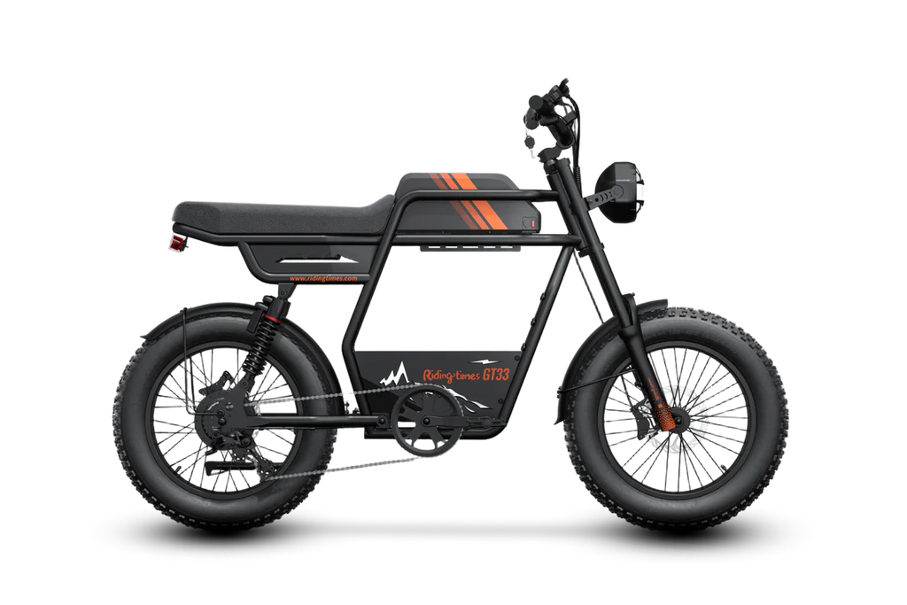 Riding Times GT33 48V/27Ah 1350W All Terrain Cafe Racer Cargo Electric Bike