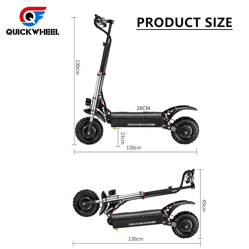 Quickwheel Explorer 60V/38Ah 6000W Electric Scooter