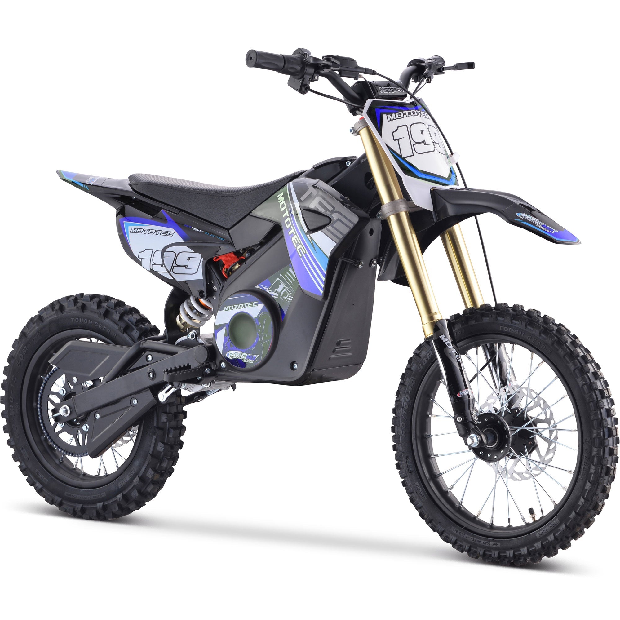 MotoTec Pro 48V/13Ah 1800W Off-Road Electric Dirt Bike