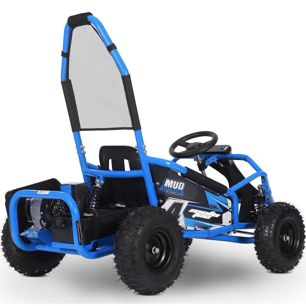 MotoTec 48v 1000w Mud Monster Kids Electric Go Kart