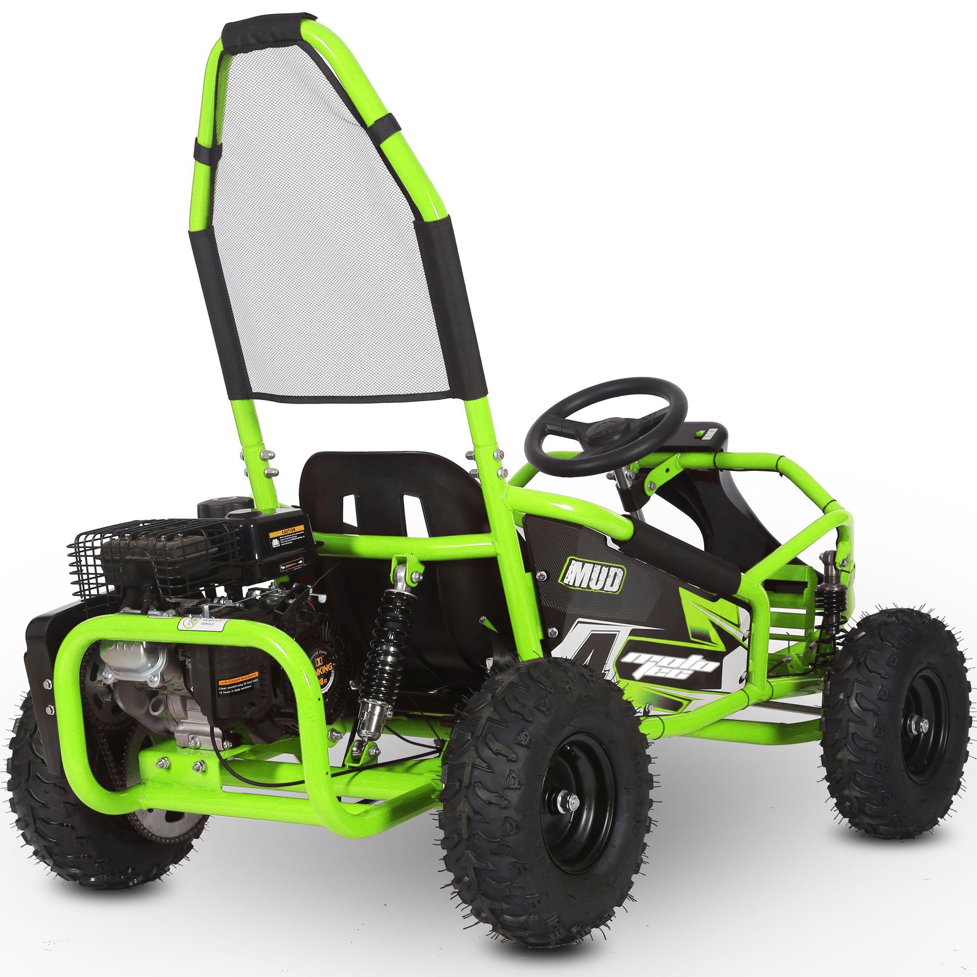 MotoTec Mud 98cc Go-Kart Full Suspension
