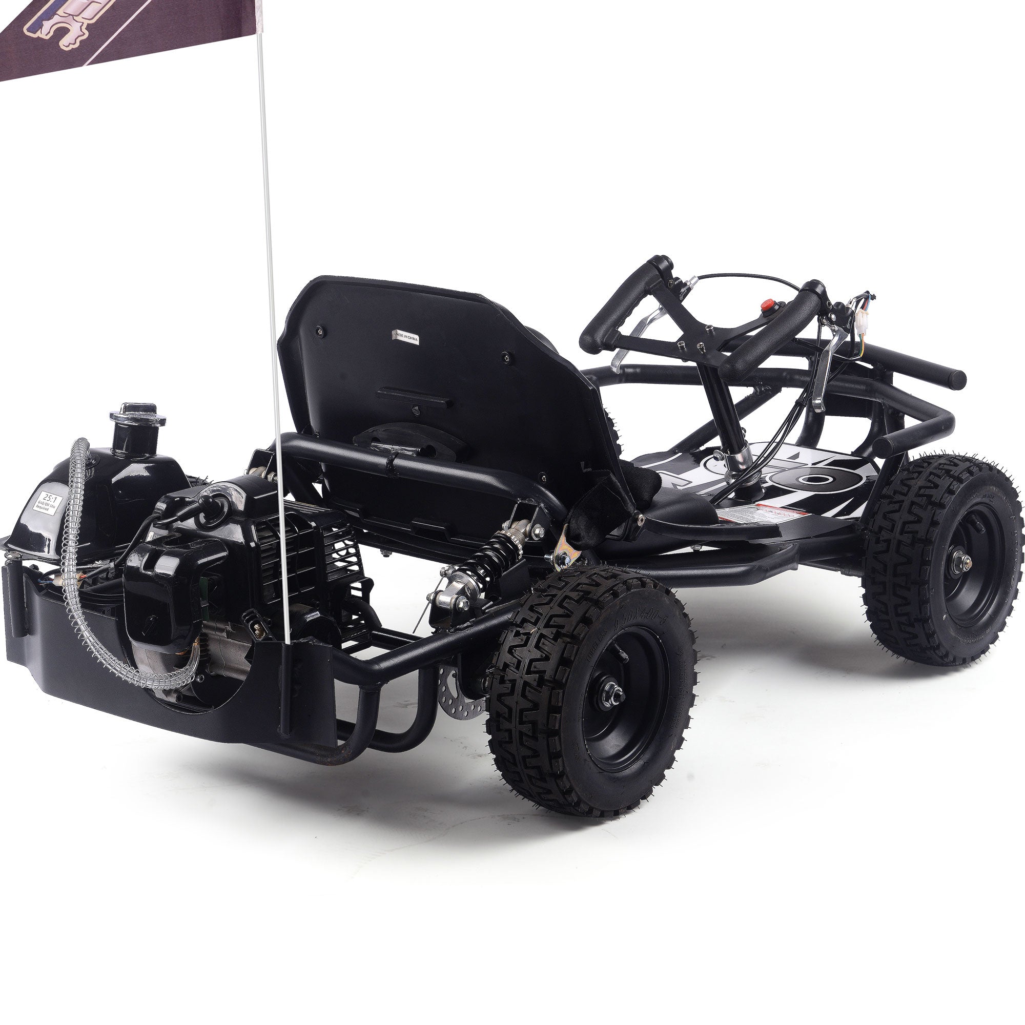 MotoTec Sandman Gas Powered 49cc Kids Go Kart