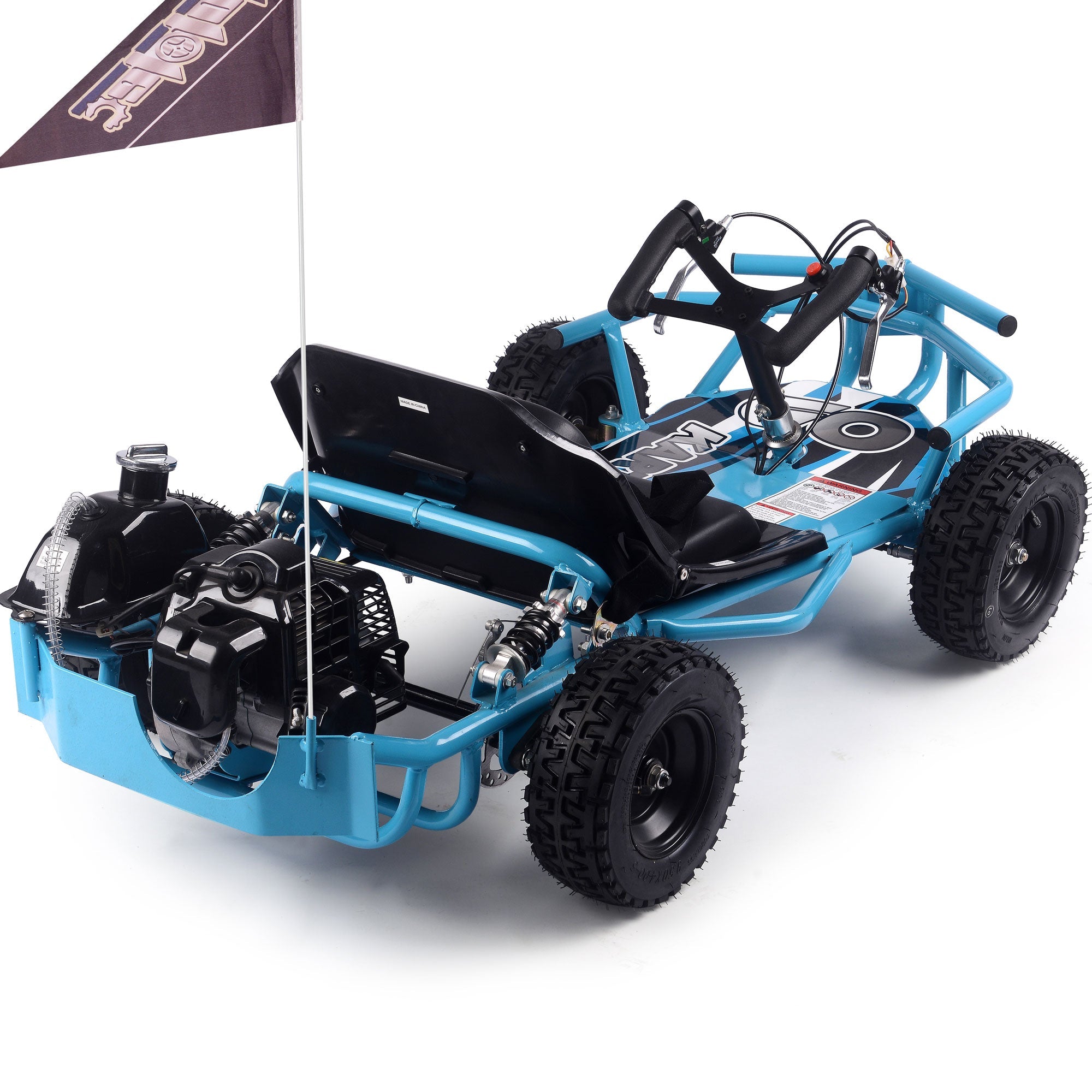 MotoTec Sandman Gas Powered 49cc Kids Go Kart
