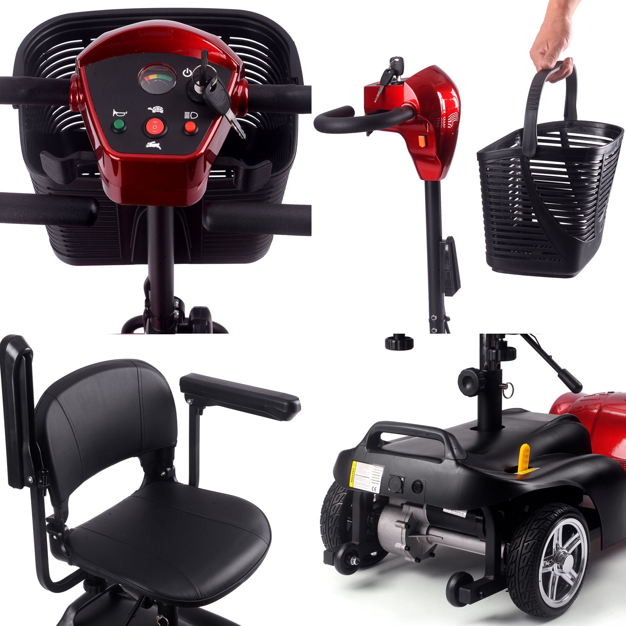 MotoTec Mobility Scooter 24V/24Ah 250W