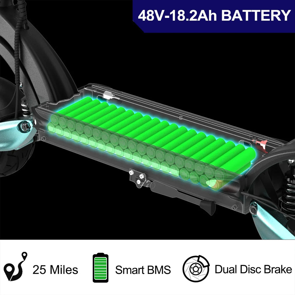 NANROBOT Lightning 3.0 48V/18.2Ah 1600W Electric Scooter