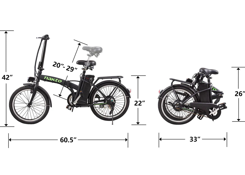 NAKTO Fashion 36V/10Ah 250W Electric Bike