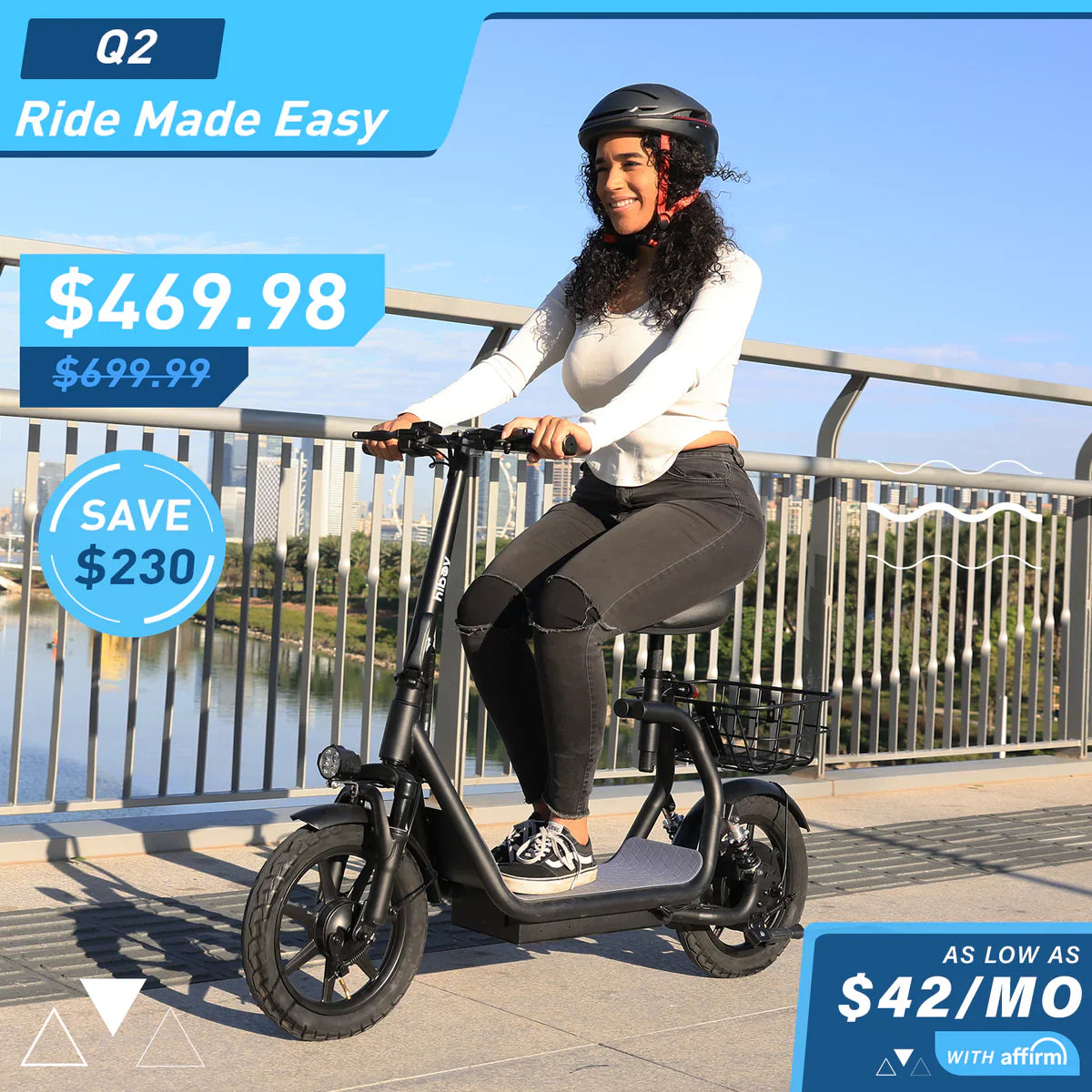 Hiboy Q2 36V/9Ah 422W Electric Scooter