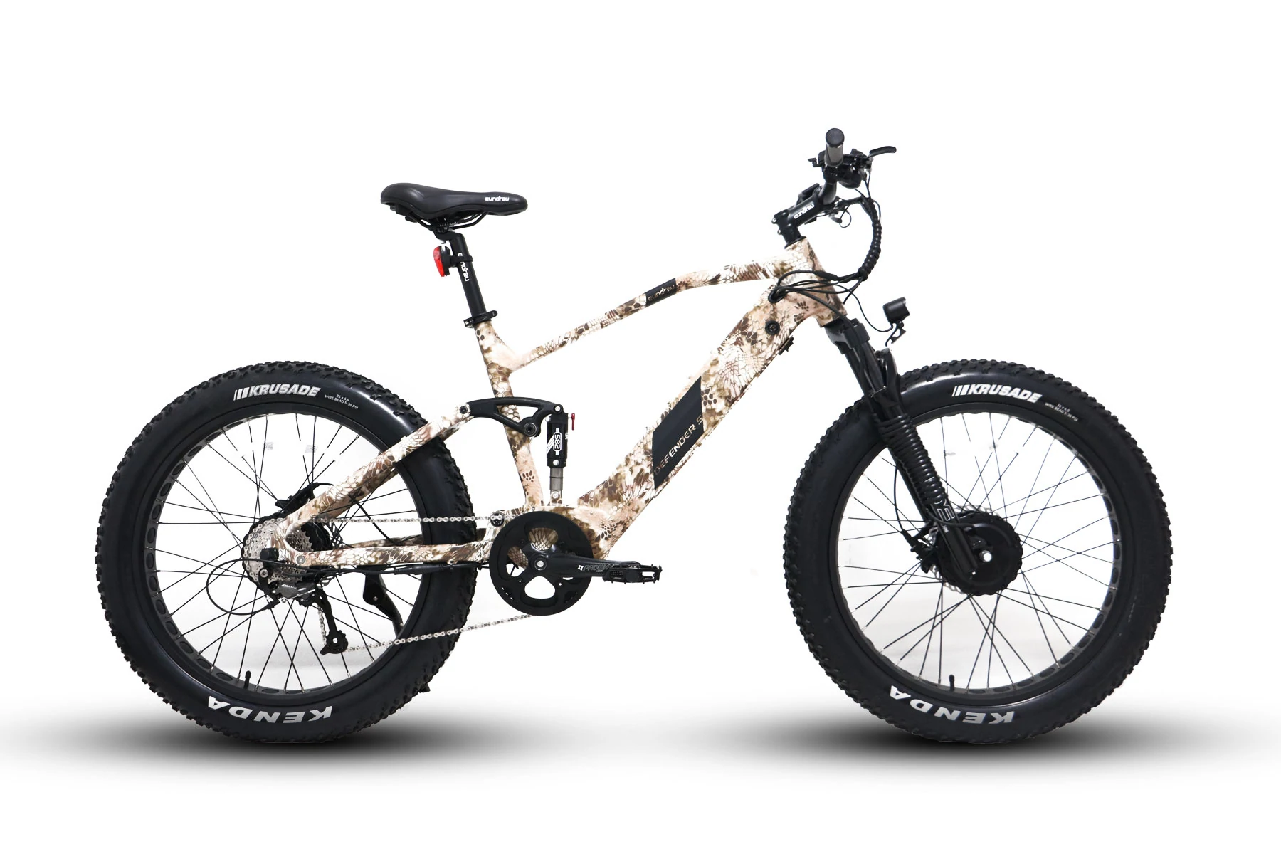 2 x EUNORAU DEFENDER-S 48V/14Ah 1500W AWD Electric Mountain Bike