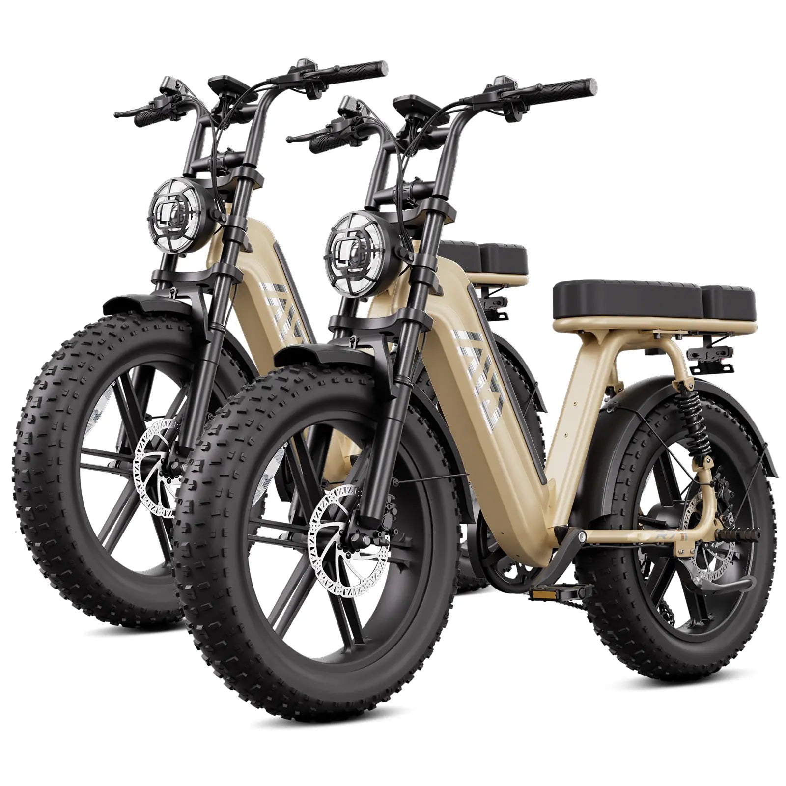 TST® Combo Sale R7 1500W Full Suspension Electric Cargo Bike