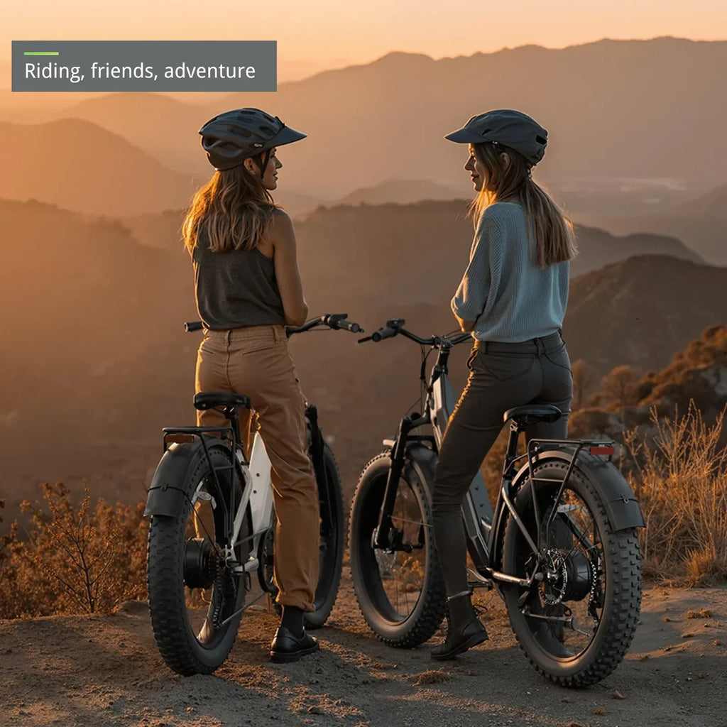 TST® Combo Sale Dreamer 26" Step-Thru Fat Tire Electric Bike