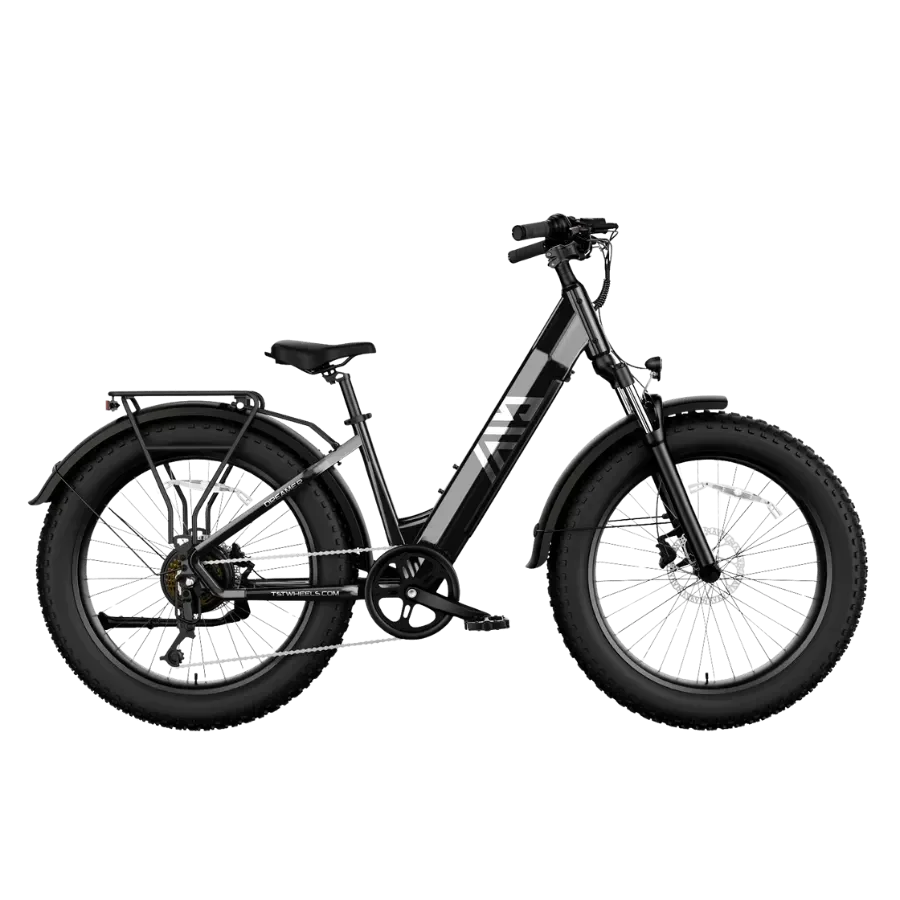 TST® Dreamer 26" Step-Thru Fat Tire Electric Bike