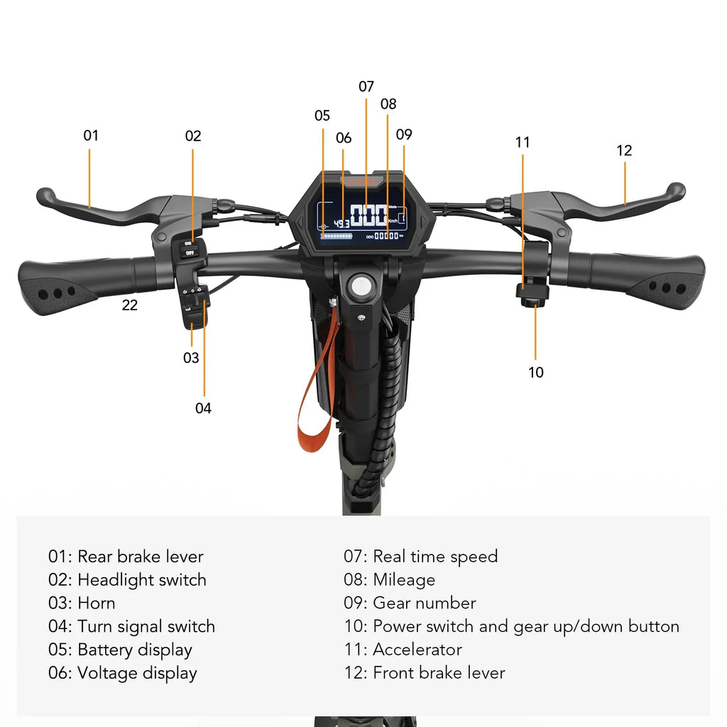 VIPCOO VS2 48V/13Ah 700W Electric Scooter