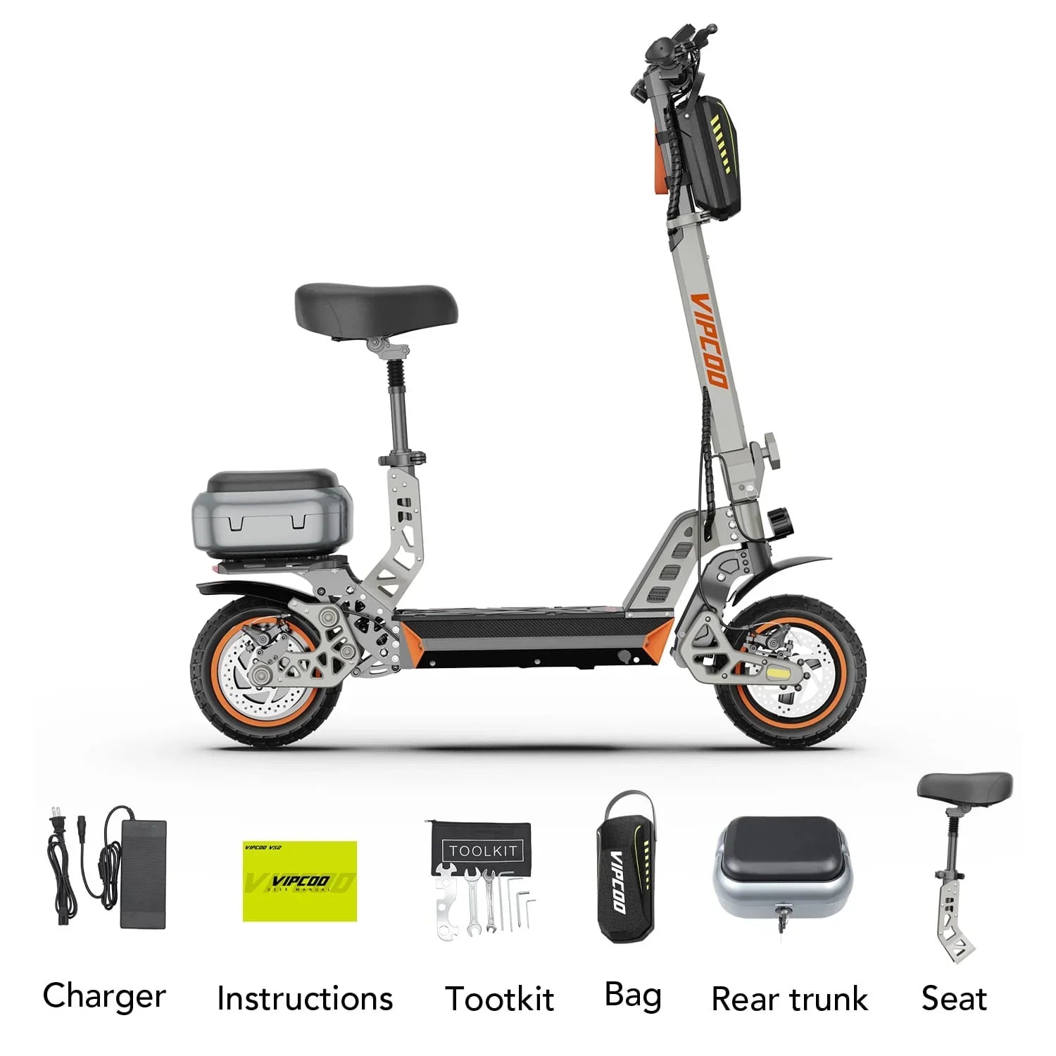 VIPCOO VS2 48V/13Ah 700W Electric Scooter