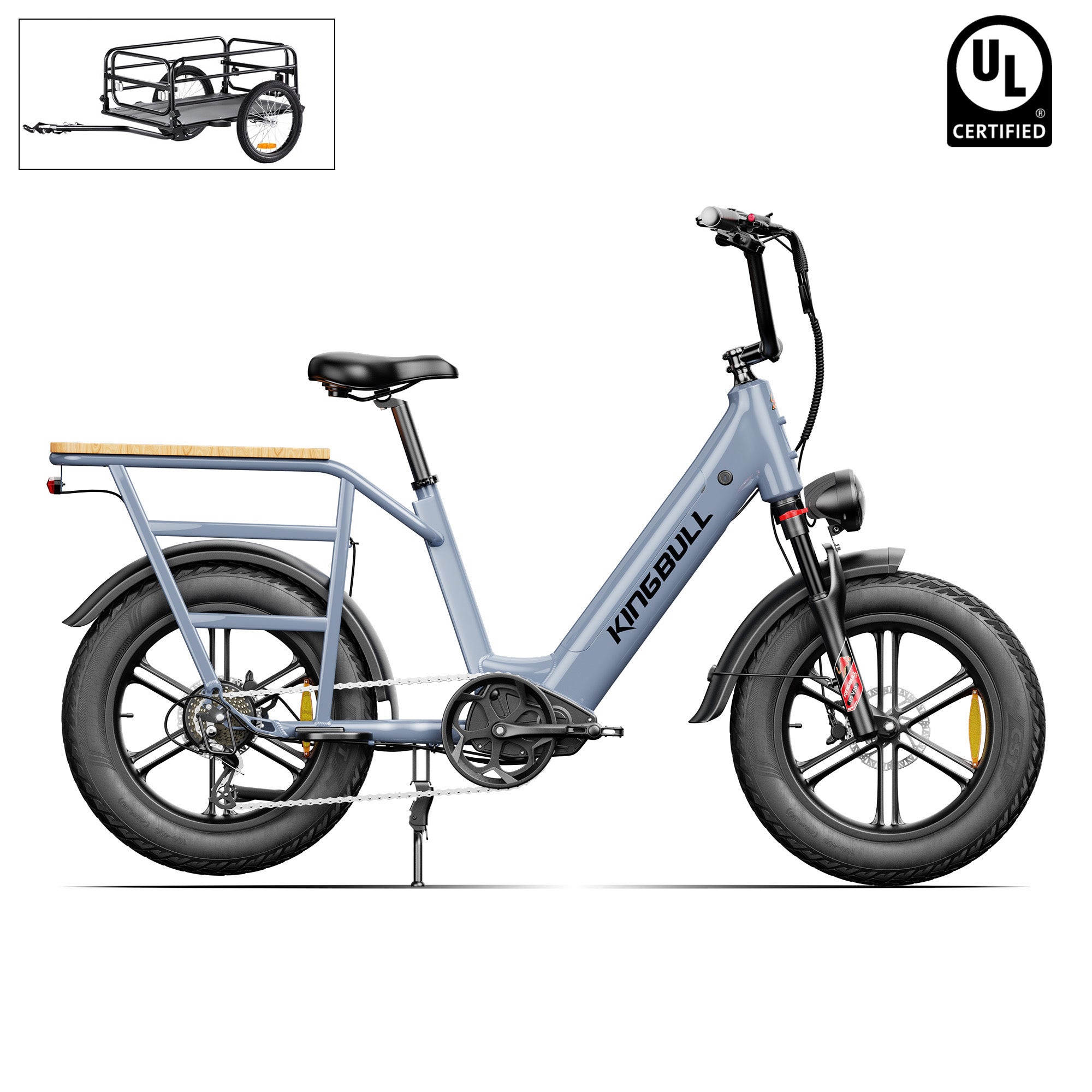 Kingbull Voyager 2.0 | Fat Tire Electric Cargo Bike