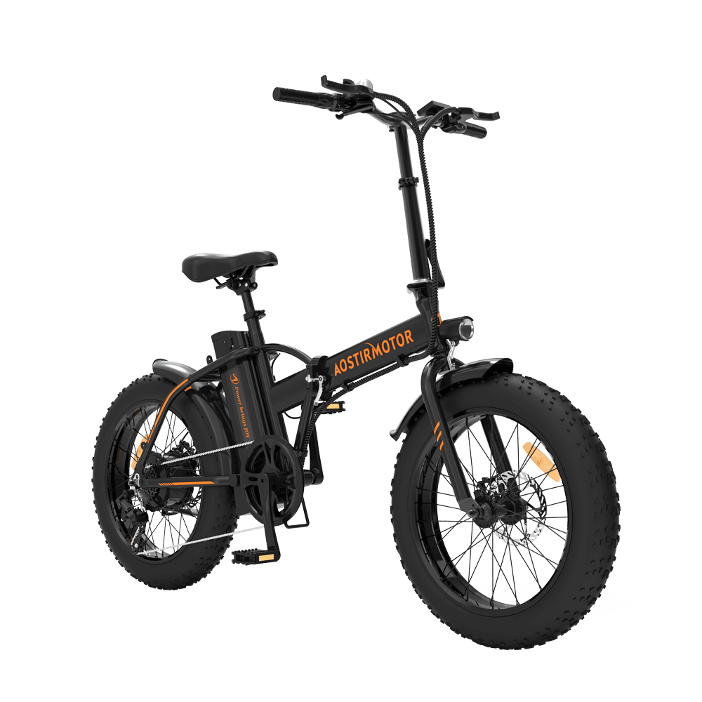 AOSTIRMOTOR A20 36V/13Ah 500W Fat Tire Folding Electric Bike