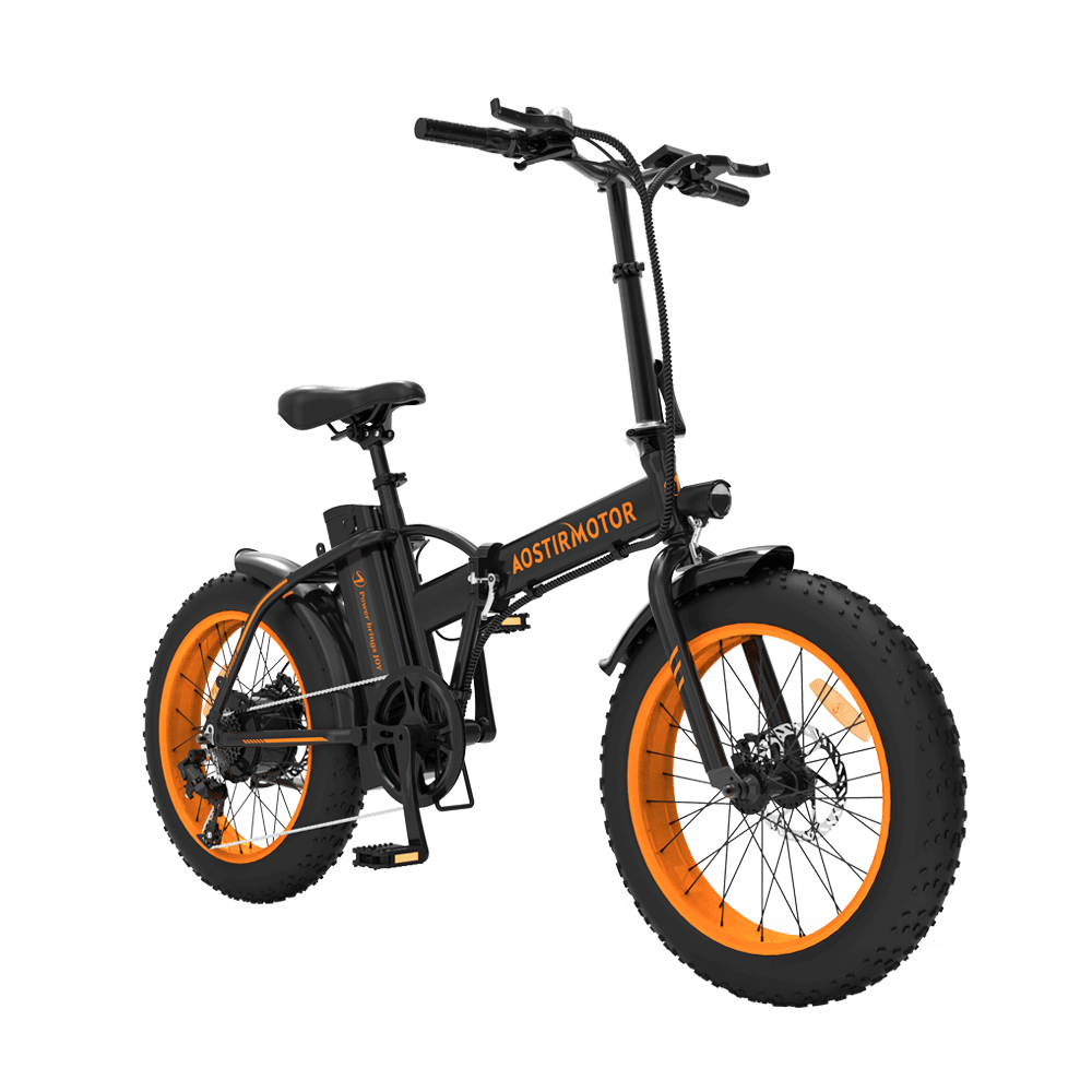 AOSTIRMOTOR A20 36V/13Ah 500W Fat Tire Folding Electric Bike