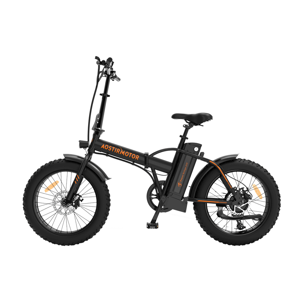 AOSTIRMOTOR A20 36V/13Ah 500W Fat Tire Folding Electric Bike