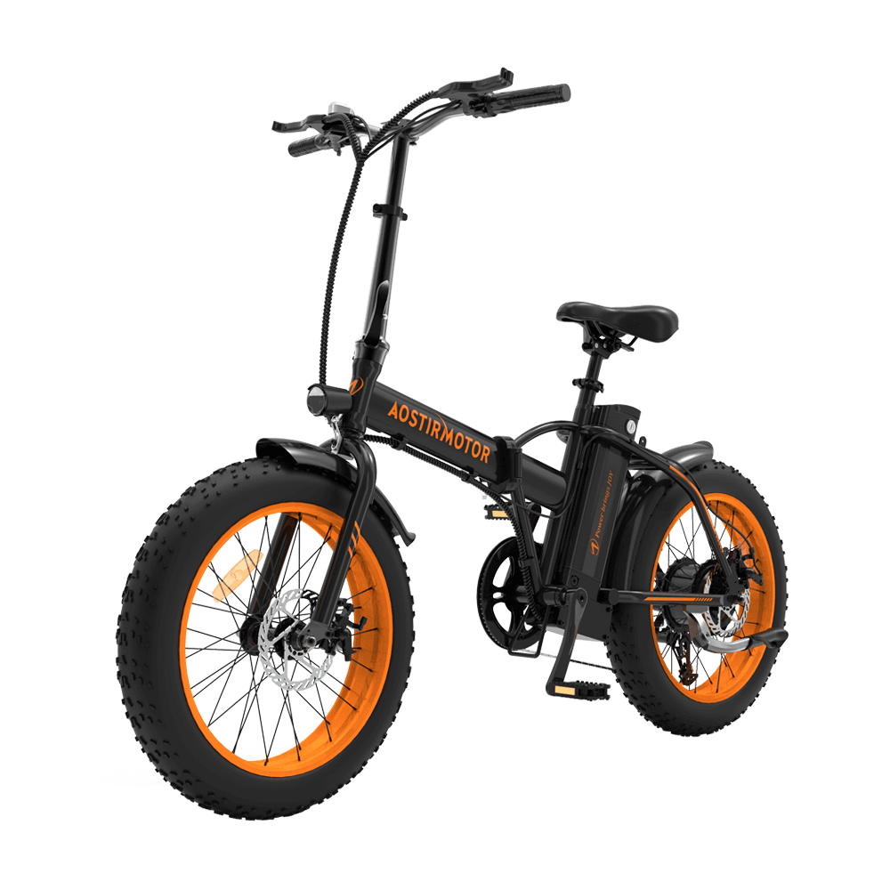 AOSTIRMOTOR A20 36V/13Ah 500W Fat Tire Folding Electric Bike