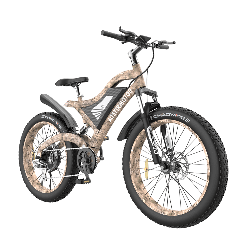 AOSTIRMOTOR S18 48V/15Ah 1500W Fat Tire Electric Bike