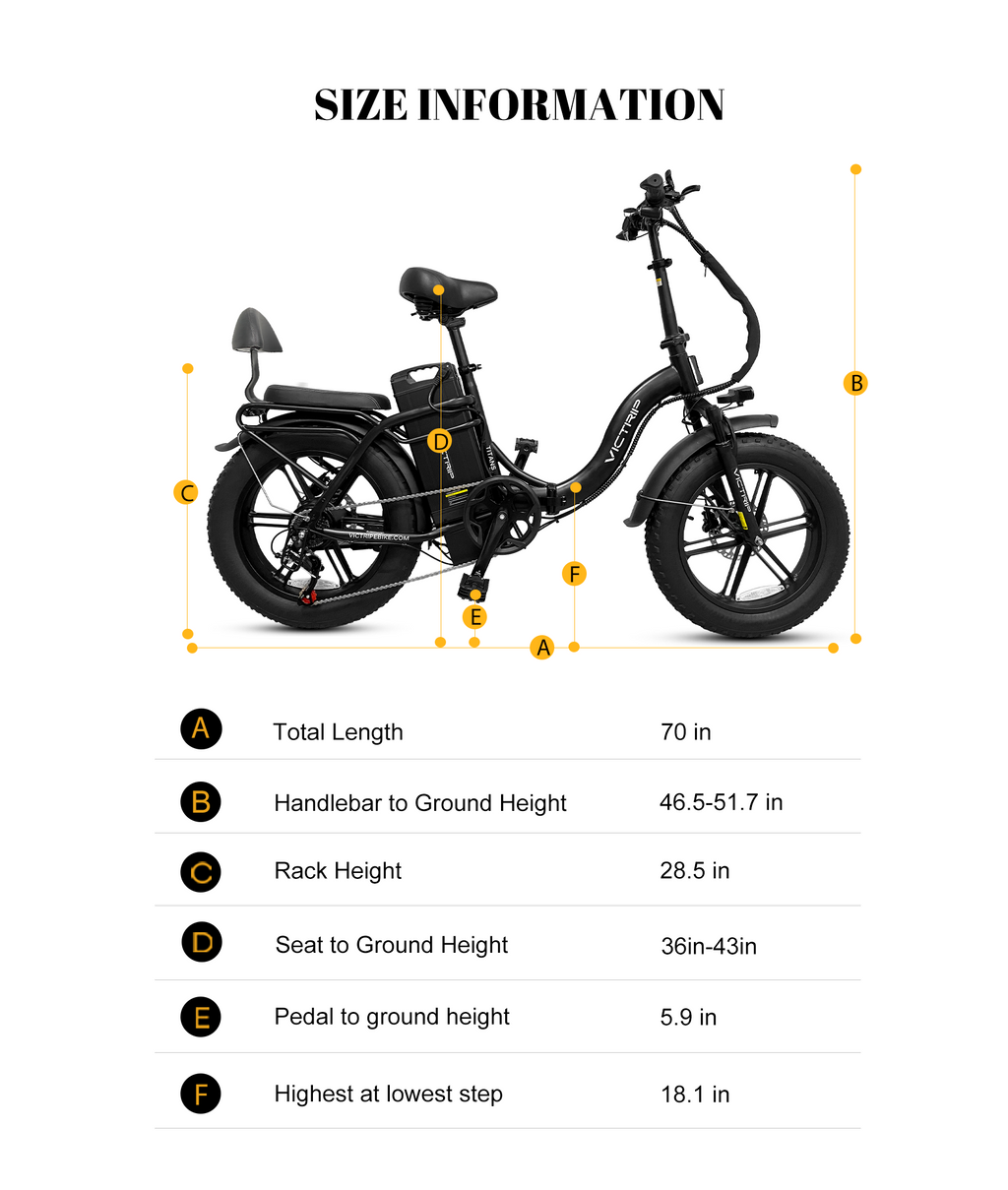 VICTRIP® TITAN S 1000W Long Range Ebike