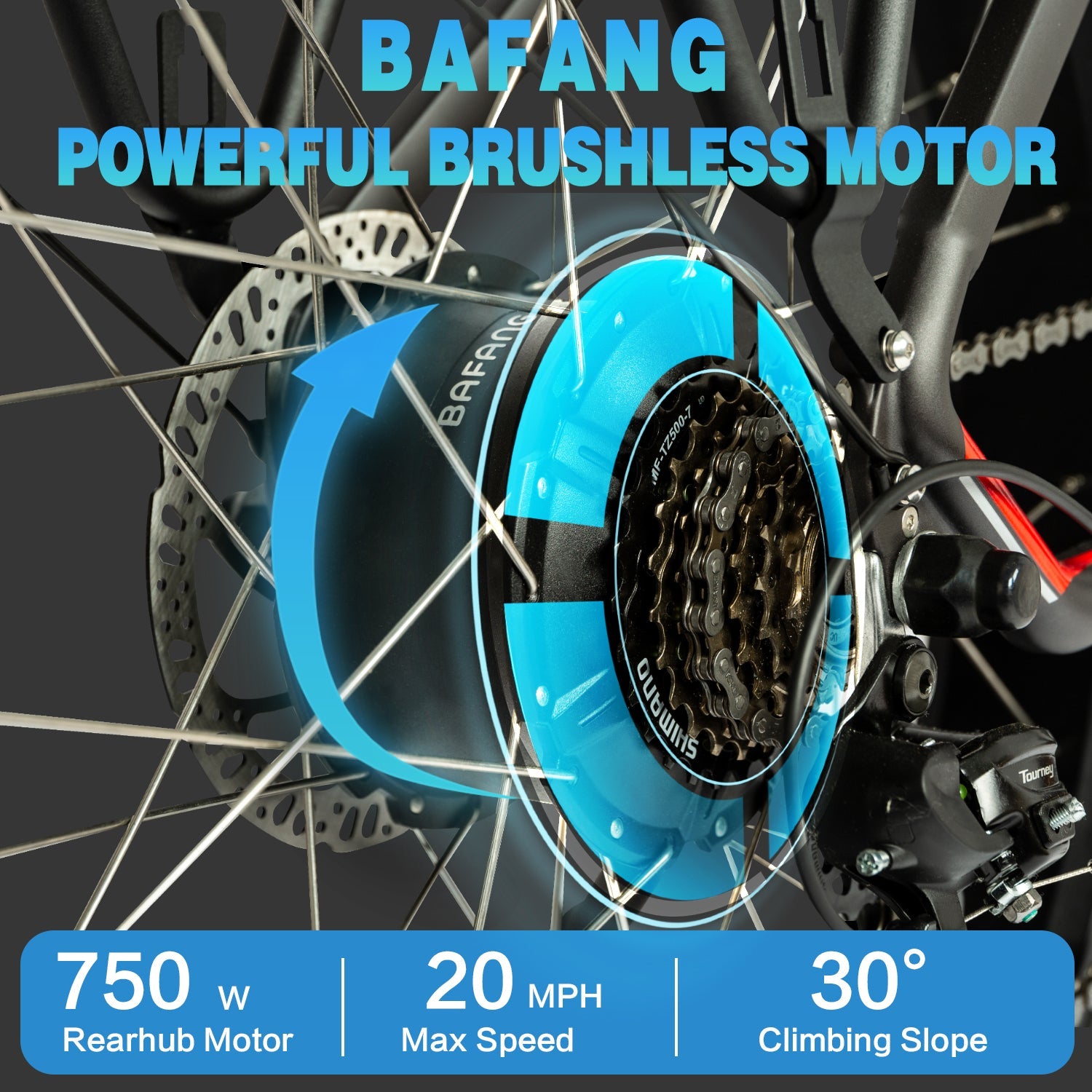 DWMEIGI Artemis 48V/16Ah 750W Fat Tire Electric Bike