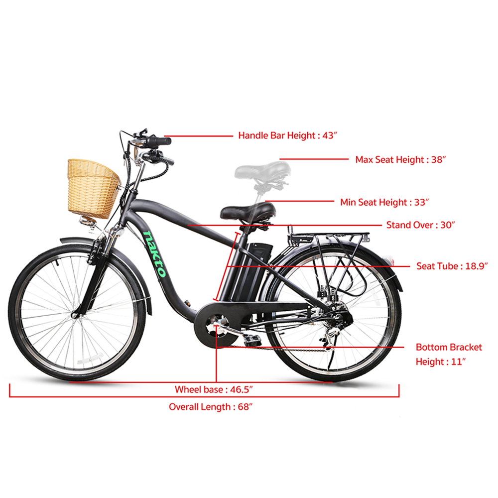 NAKTO Camel 36V/10Ah 250W/350W Electric Bike