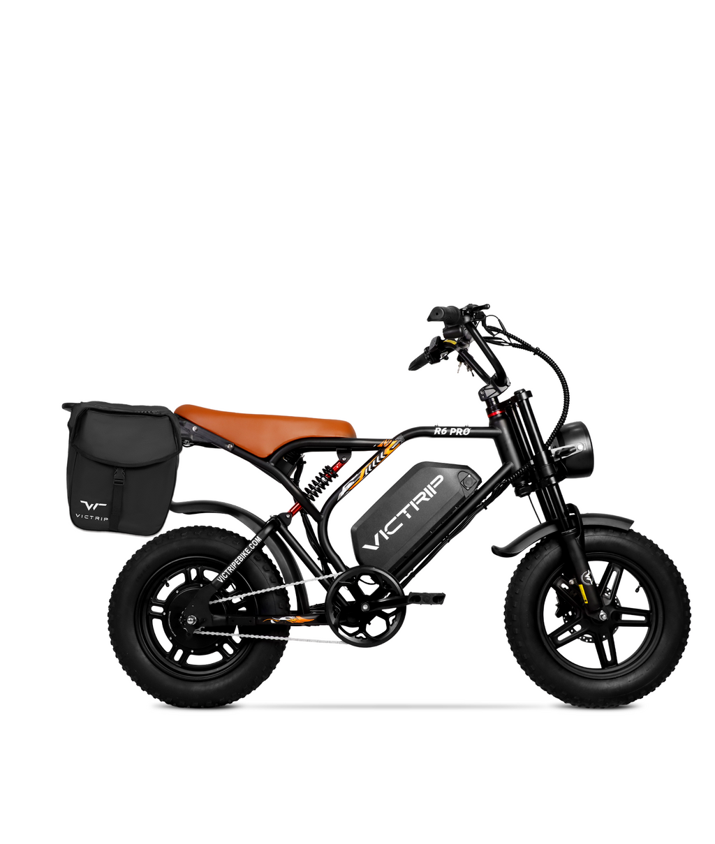 VICTRIP®R6 Pro - 1500W Full Suspension Moped Style EBike