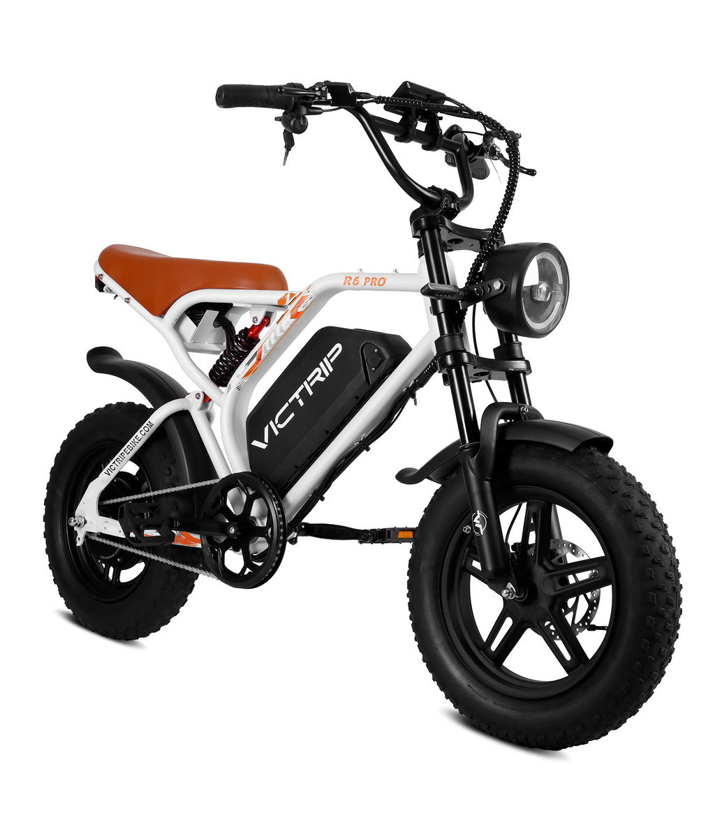 VICTRIP®R6 Pro - 1500W Full Suspension Moped Style EBike