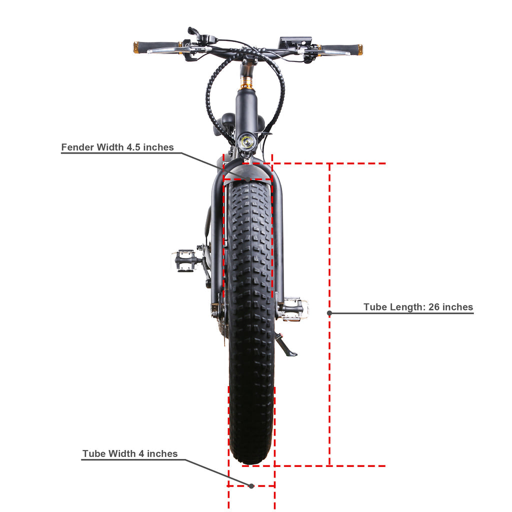 NAKTO Cruiser 36V/10Ah 300W Fat Tire Electric Bike
